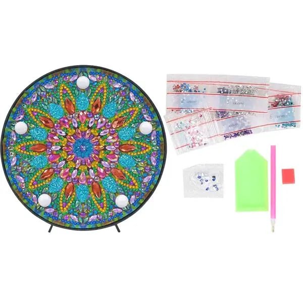 Diamond Painting LED Lampe Mandala Mix - Unique-Diamond