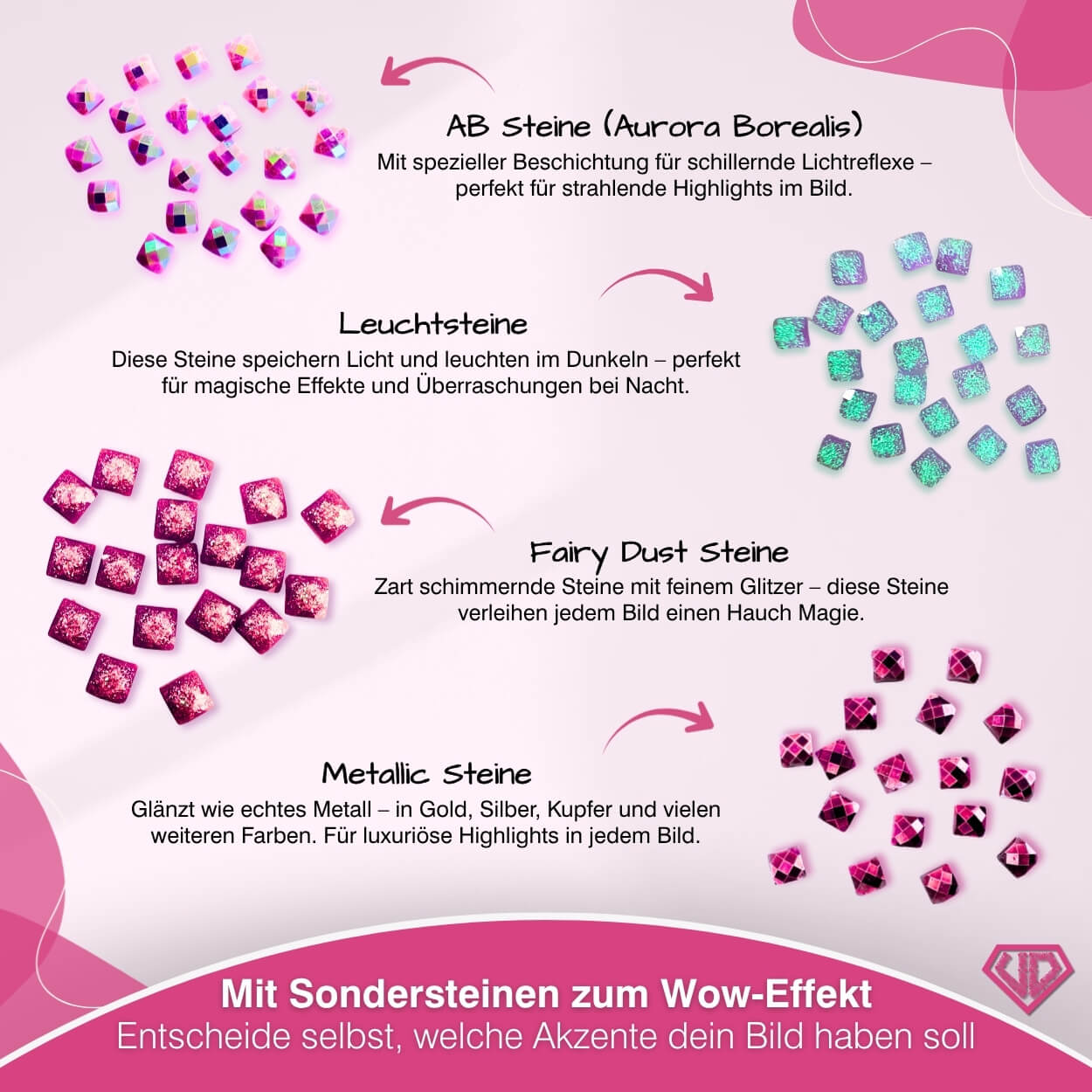 5D Diamond Painting – Paradies der fließenden Farben Unique-Diamond