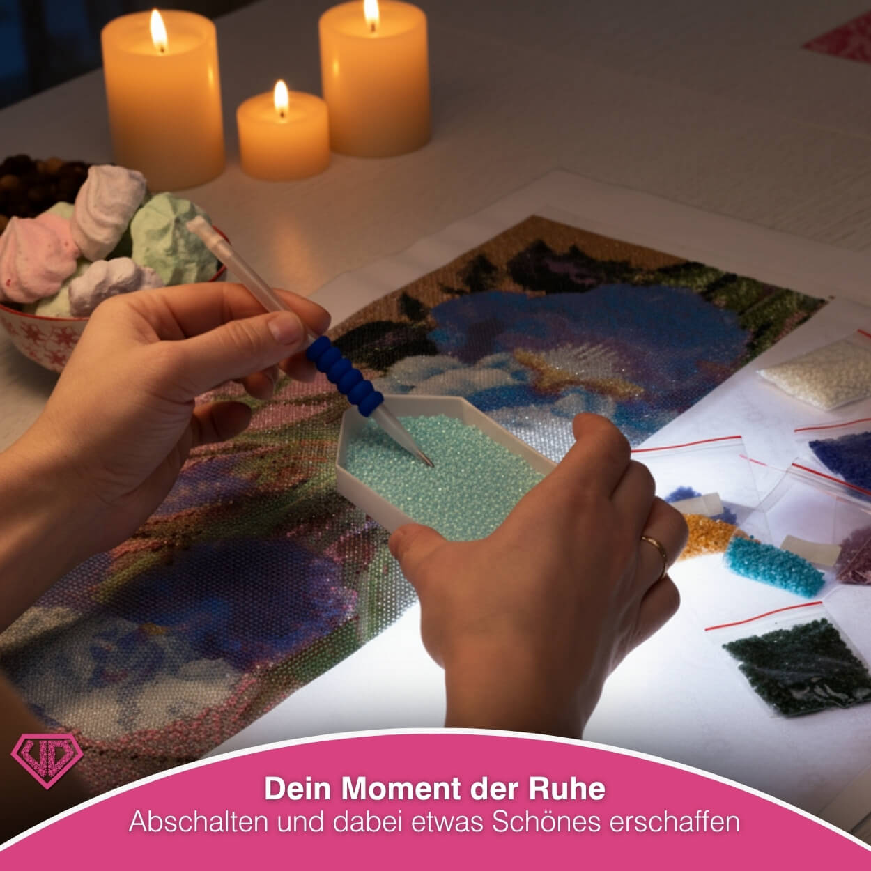 5D Diamond Painting – Tränen der Farben Unique-Diamond