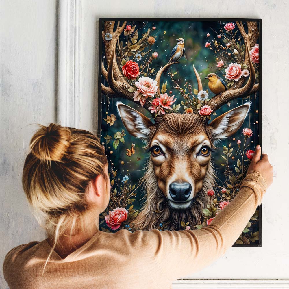 5D Diamond Painting – Majestät des Waldes Unique-Diamond