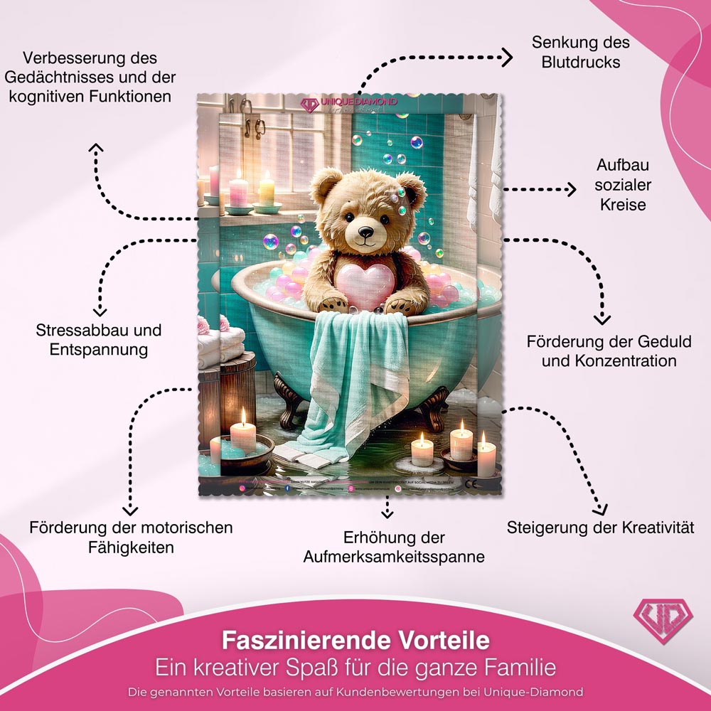 5D Diamond Painting – Bubble Bear Unique-Diamond
