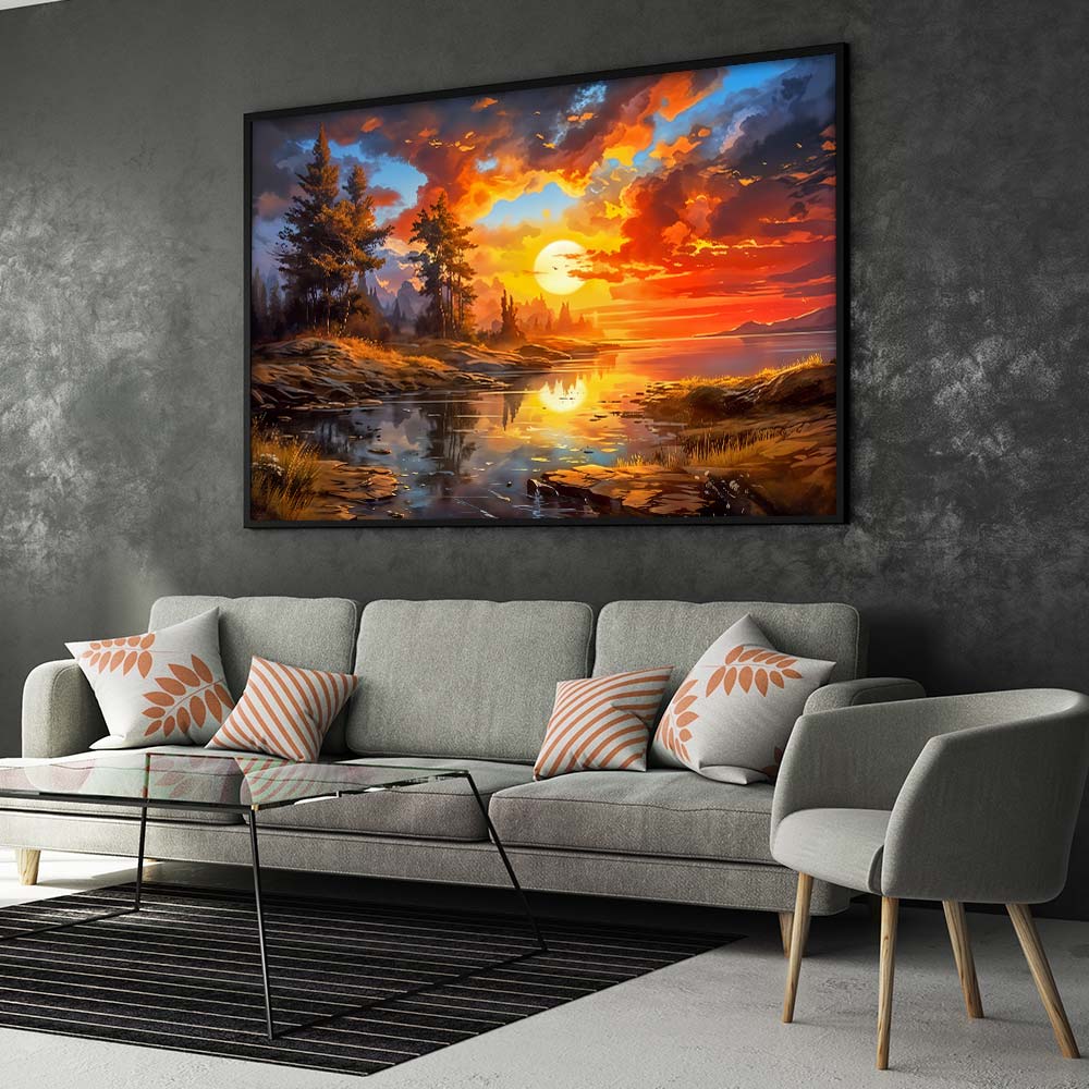 5D Diamant Painting – Sonnenuntergang Unique-Diamond