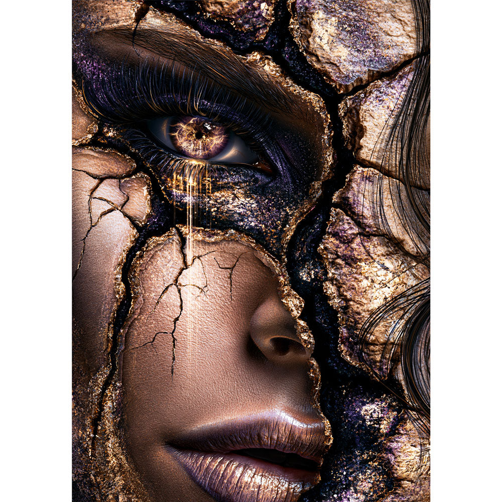 5D Diamond Painting – Amara – Goldene Seele | Unique Diamond