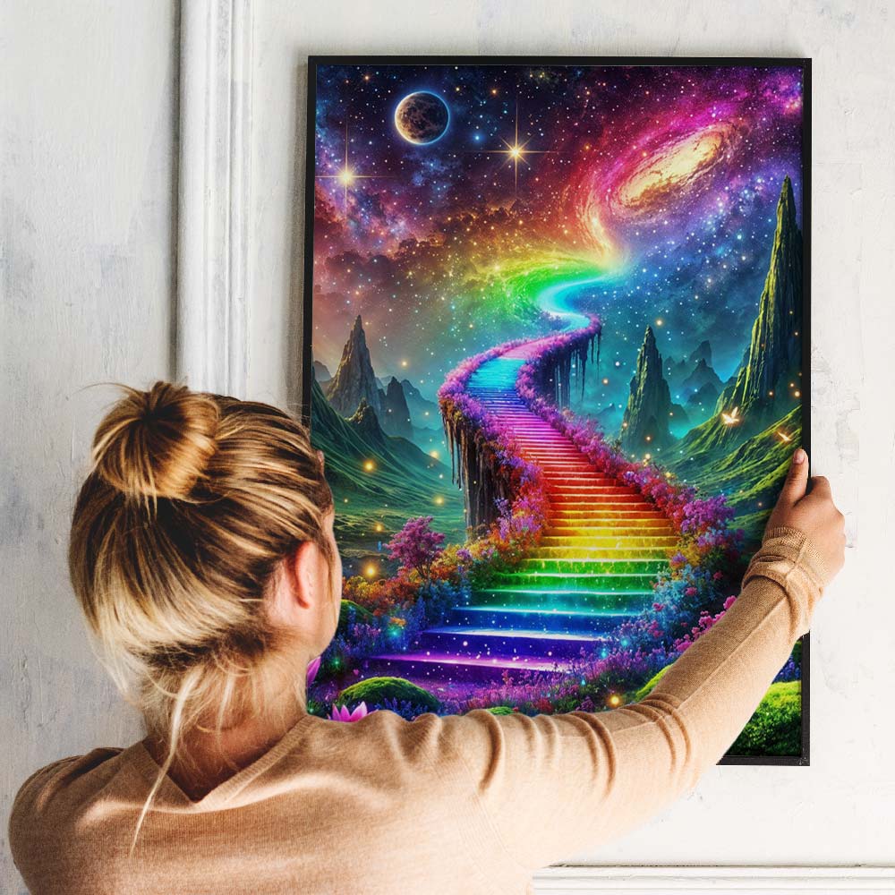 5D Diamond Painting – Aurora Himmelsweg Unique-Diamond