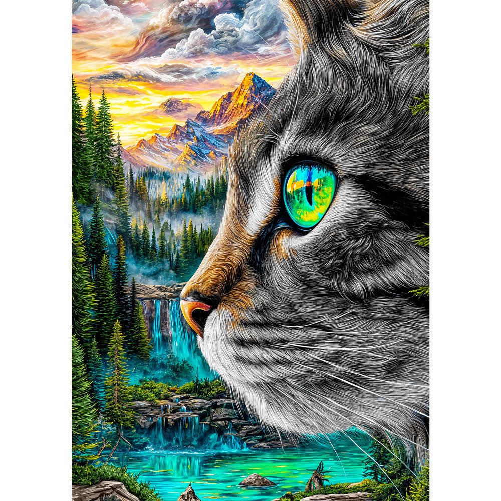 5D Diamond Painting – Aurora, Hüterin der Berge