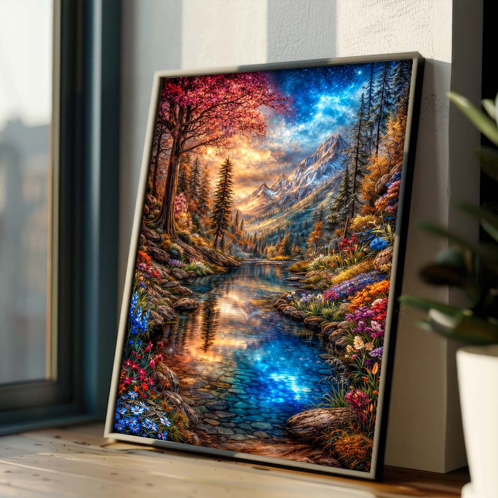 5D Diamond Painting – Aurora's Secret Unique-Diamond