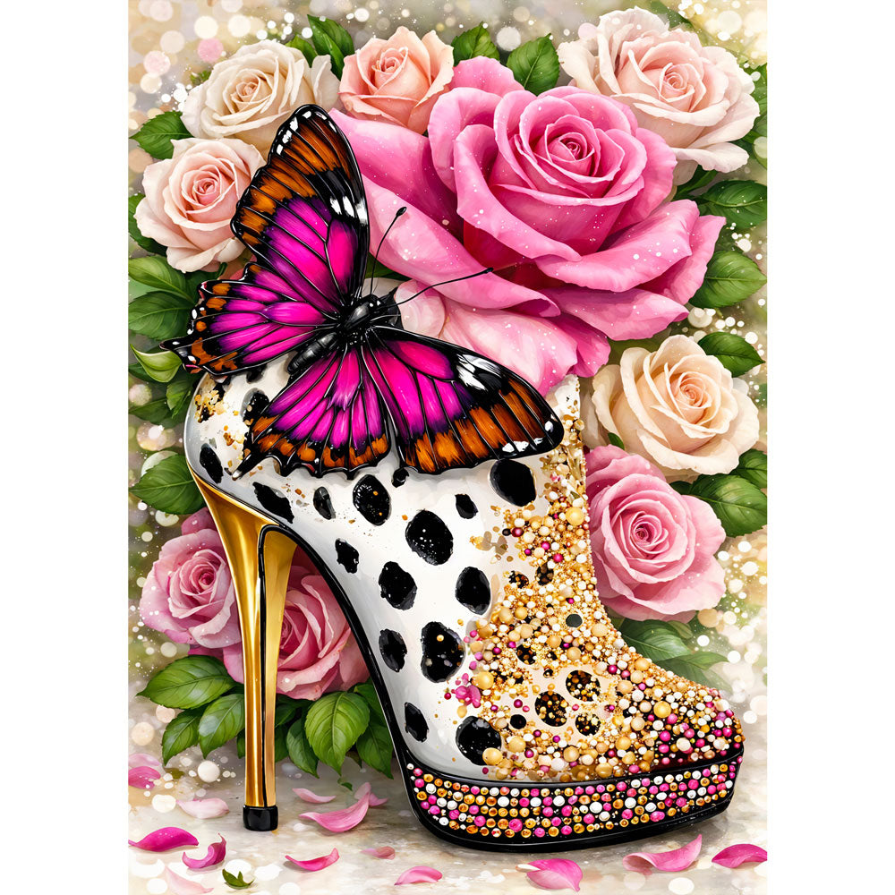 5D Diamond Painting – Butterfly Glam Heel