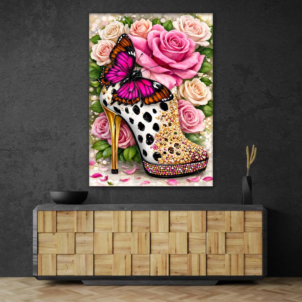 5D Diamond Painting – Butterfly Glam Heel