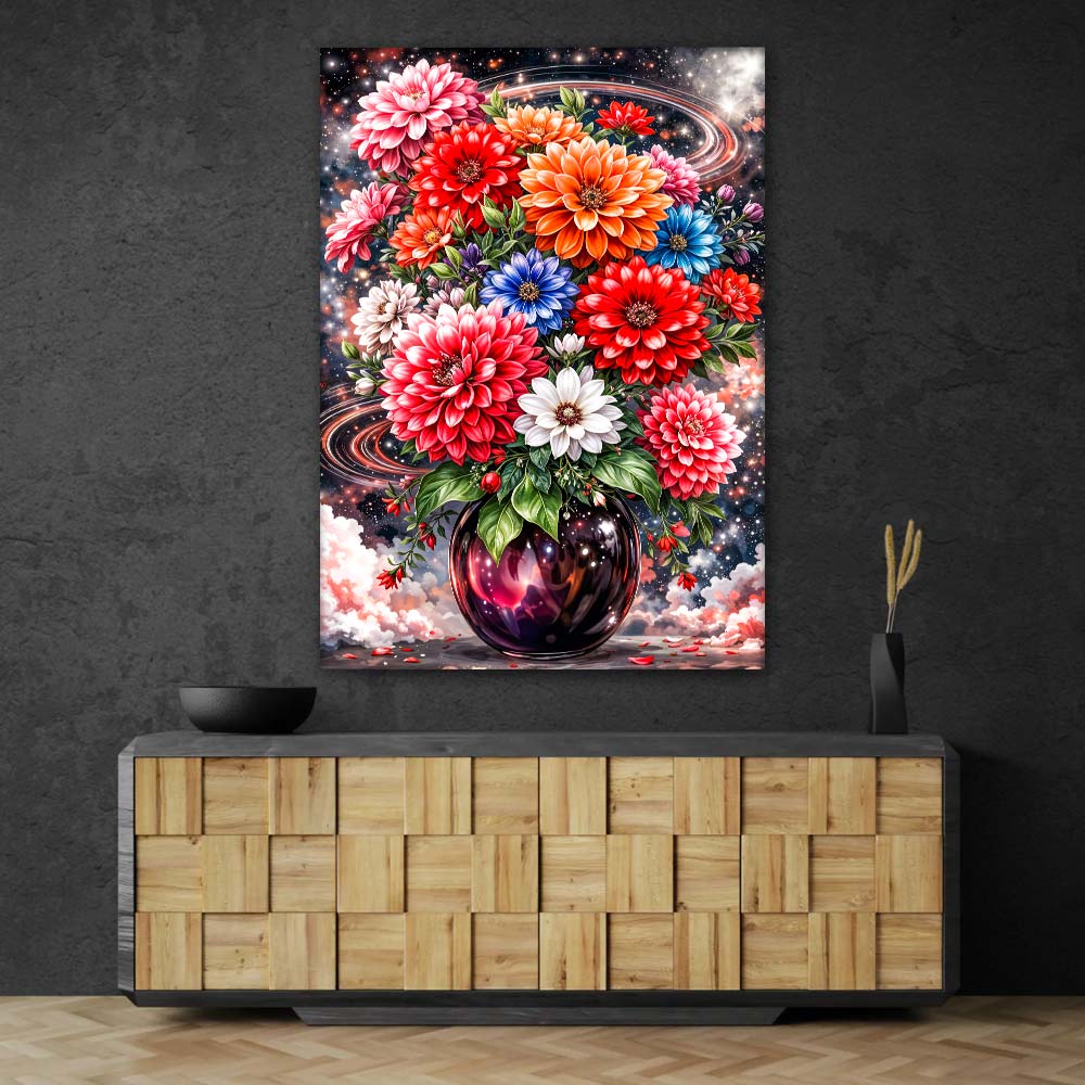 5D Diamond Painting – Celestia Blüten der Galaxie