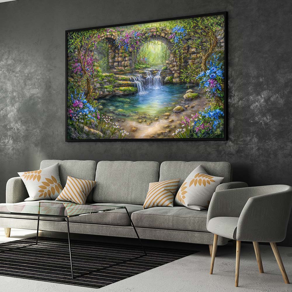 5D Diamond Painting – Das Geheimnis der Elfenbrücke, Unique-Diamond