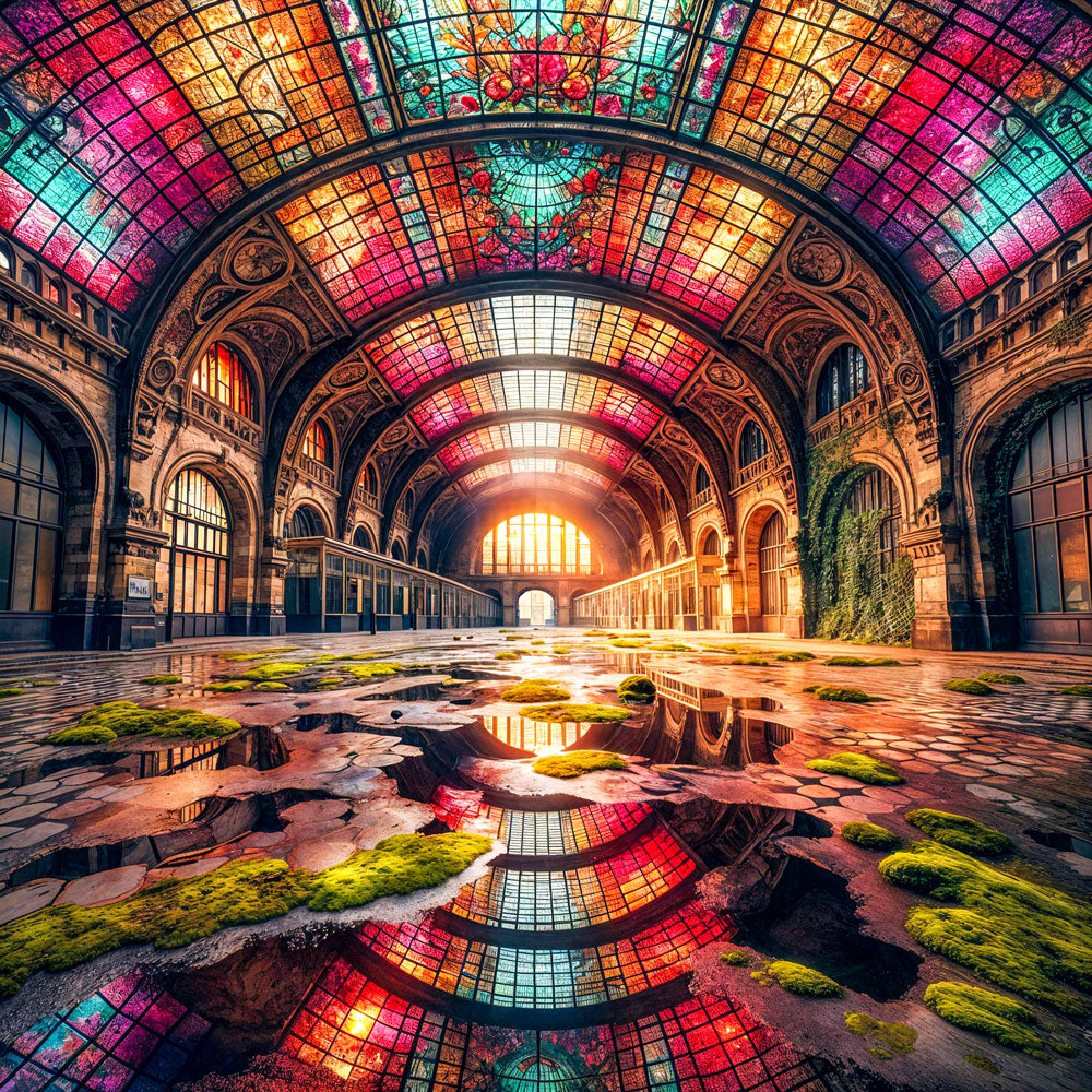 5D Diamond Painting – Das Licht der verlorenen Galerie, Unique-Diamond