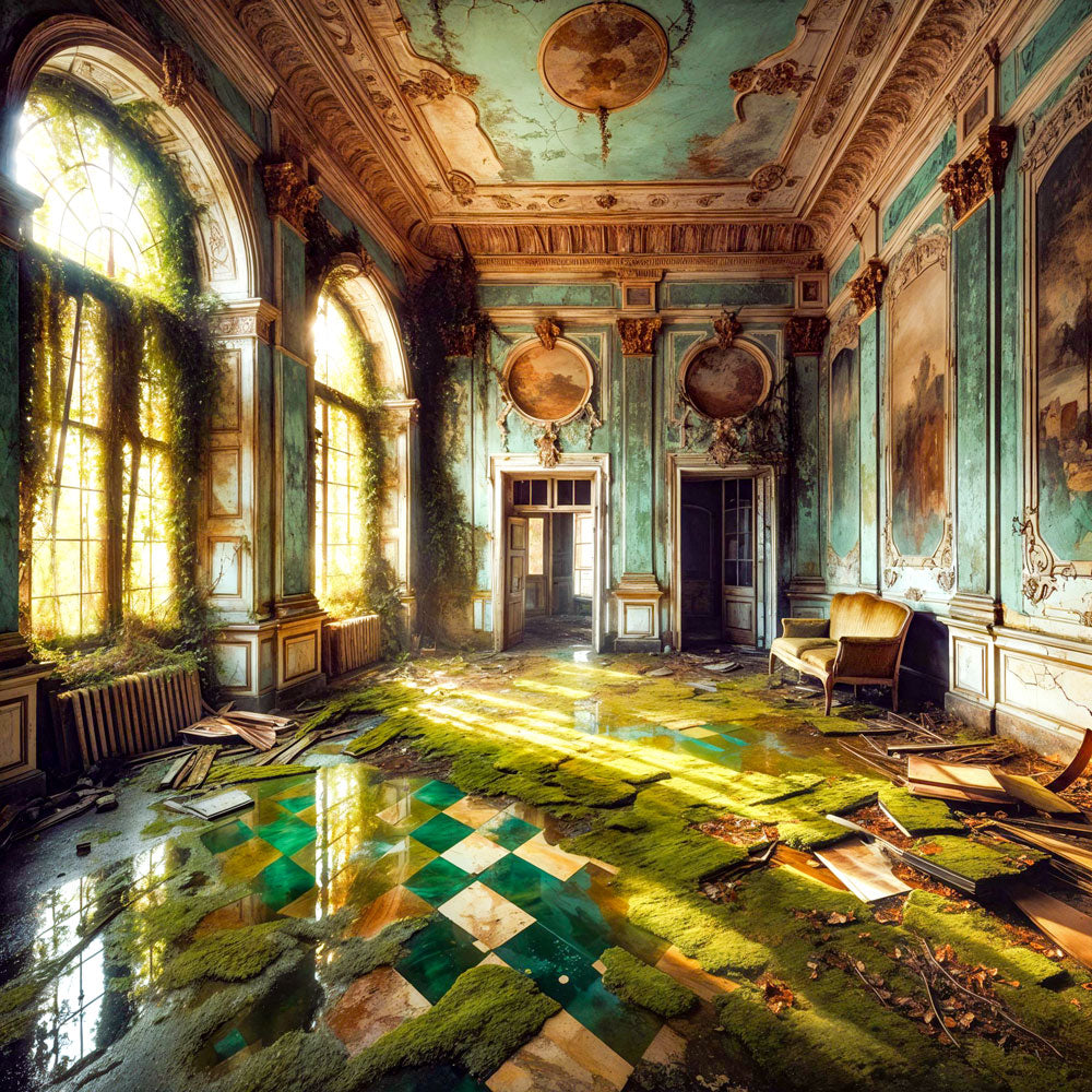 5D Diamond Painting – Das Vergessene Sonnenzimmer von Virellia, Unique-Diamond