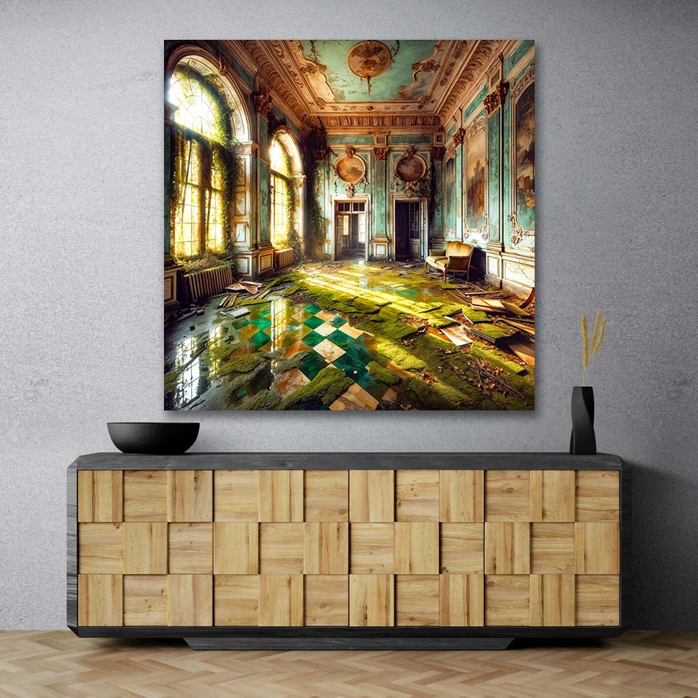 5D Diamond Painting – Das Vergessene Sonnenzimmer von Virellia, Unique-Diamond