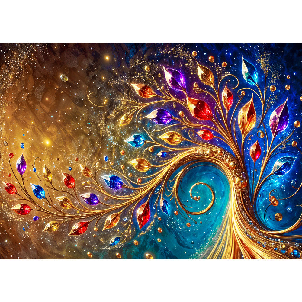5D Diamond Painting – Der Juwelenwirbel, Unique-Diamond