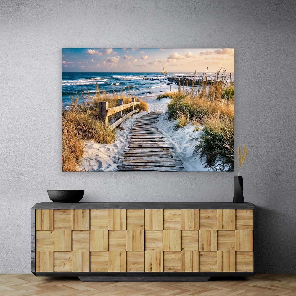 5D Diamond Painting – Der Weg nach Marina Haven, Unique-Diamond