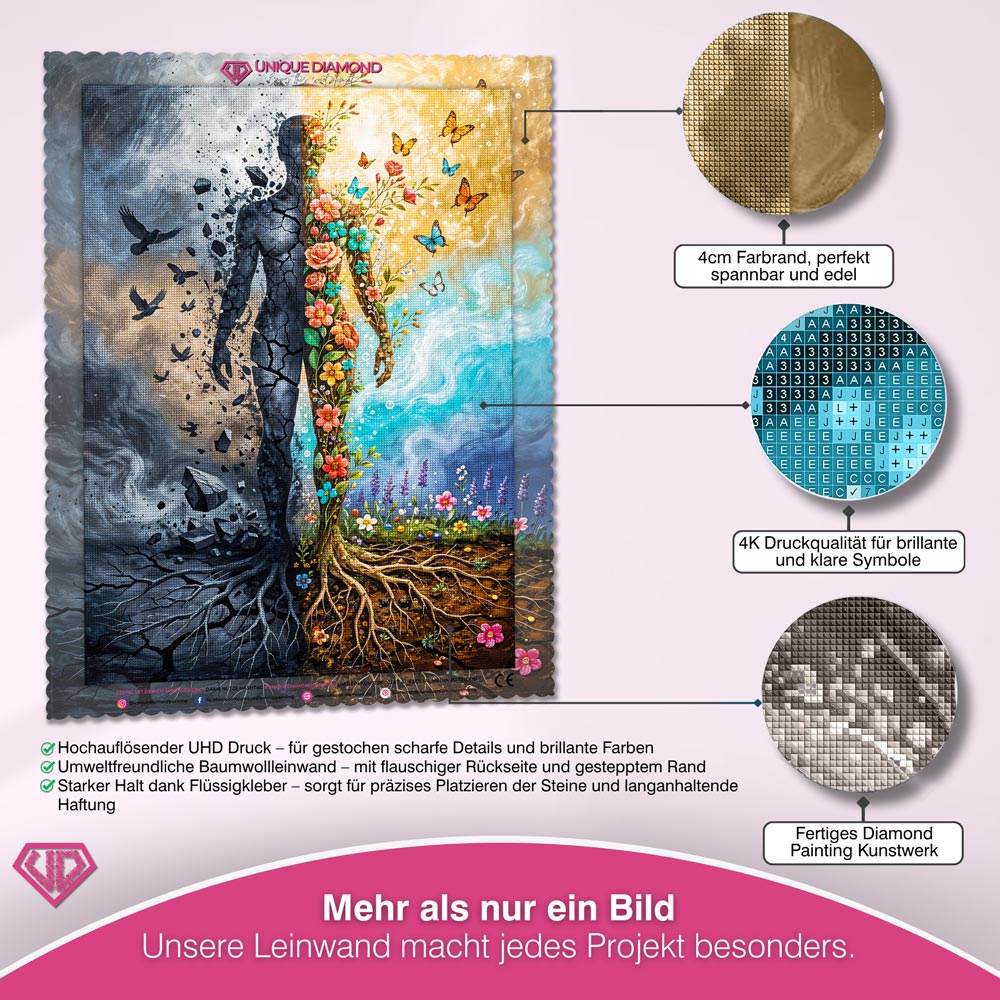 5D Diamond Painting – Dualität des Lebens
