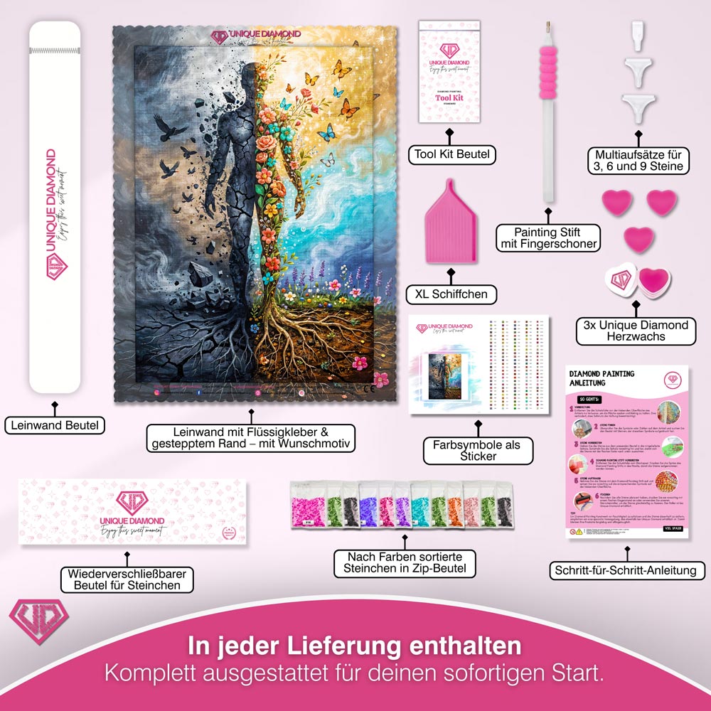 5D Diamond Painting – Dualität des Lebens