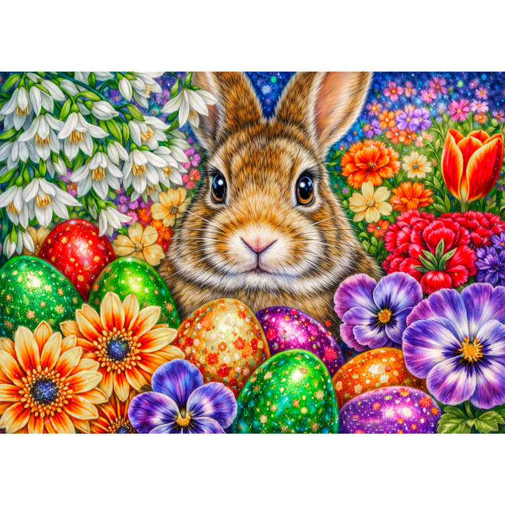 5D Diamond Painting – Easter Bunny Garden