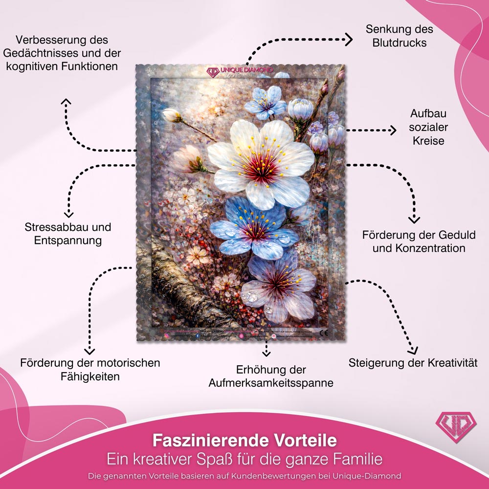 5D Diamond Painting – Elegant Blossom