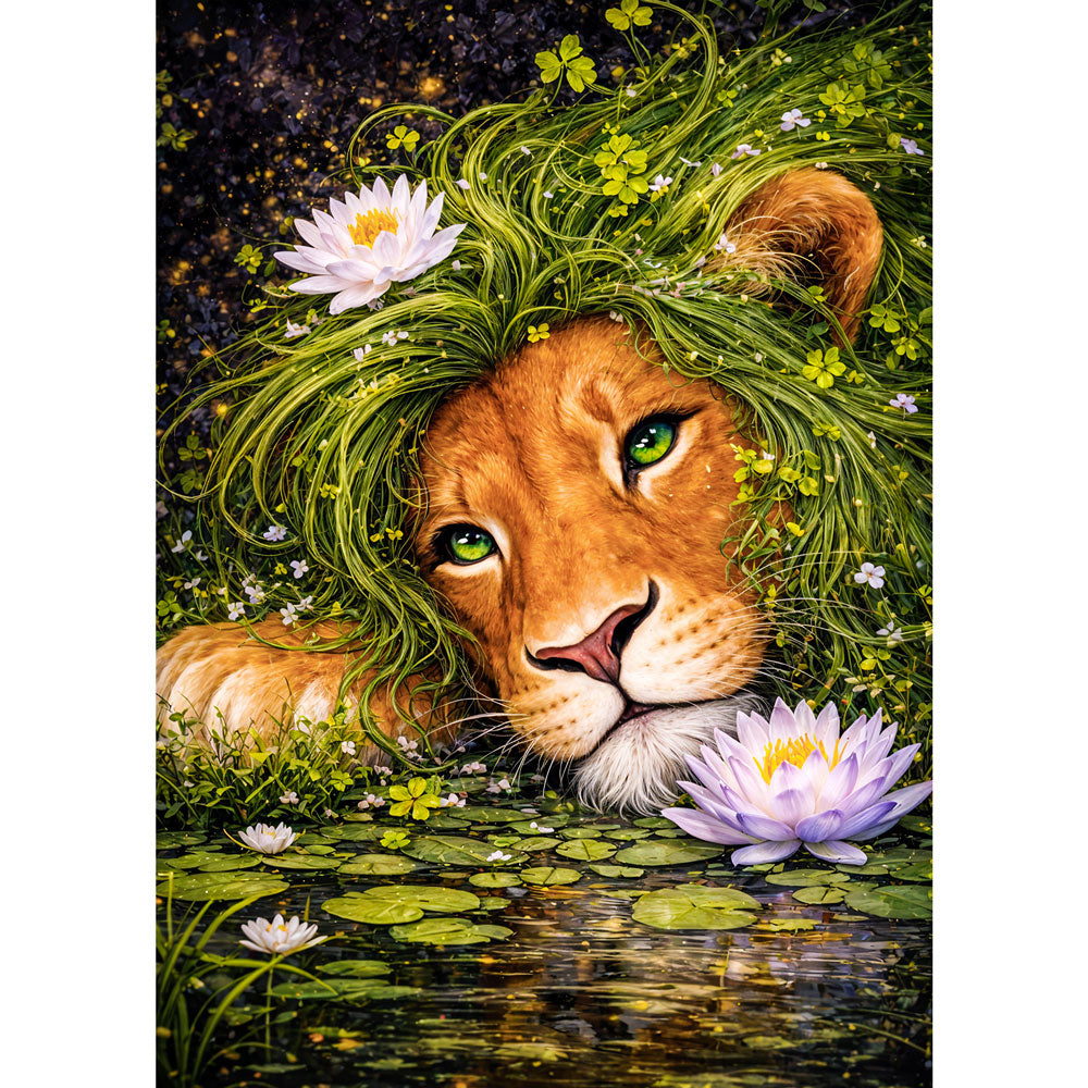 5D Diamond Painting – Elian Smaragdträumer des Sees | Unique Diamond