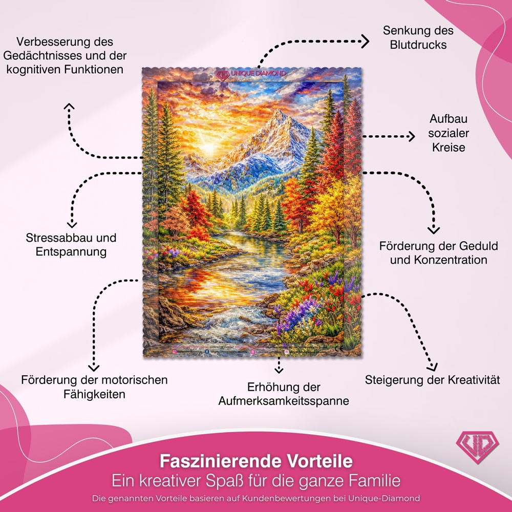 5D Diamond Painting – Emberpeak Serenity Unique-Diamond