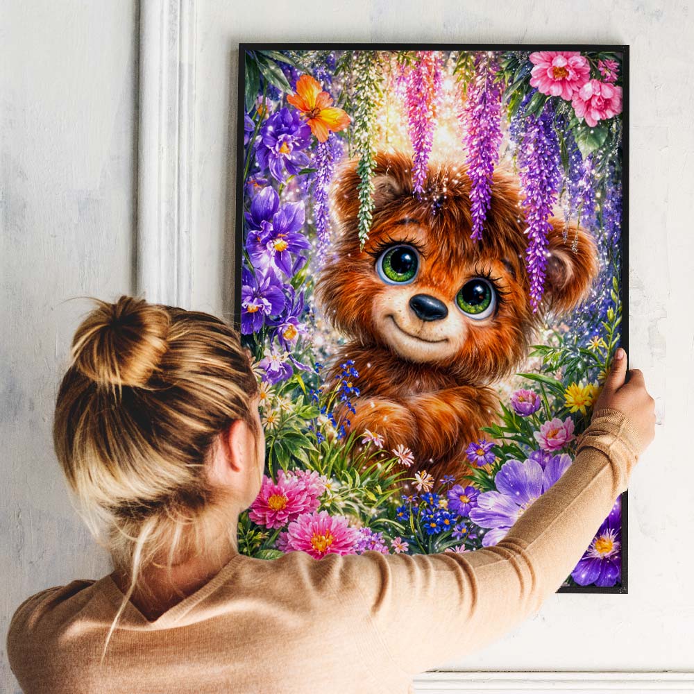5D Diamond Painting – Enchanted Forest Bear