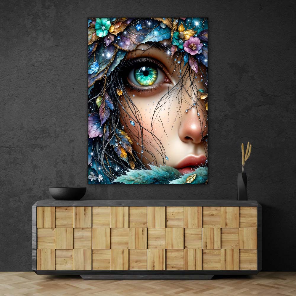 5D Diamond Painting – Eye of the Forest Soul Unique-Diamond