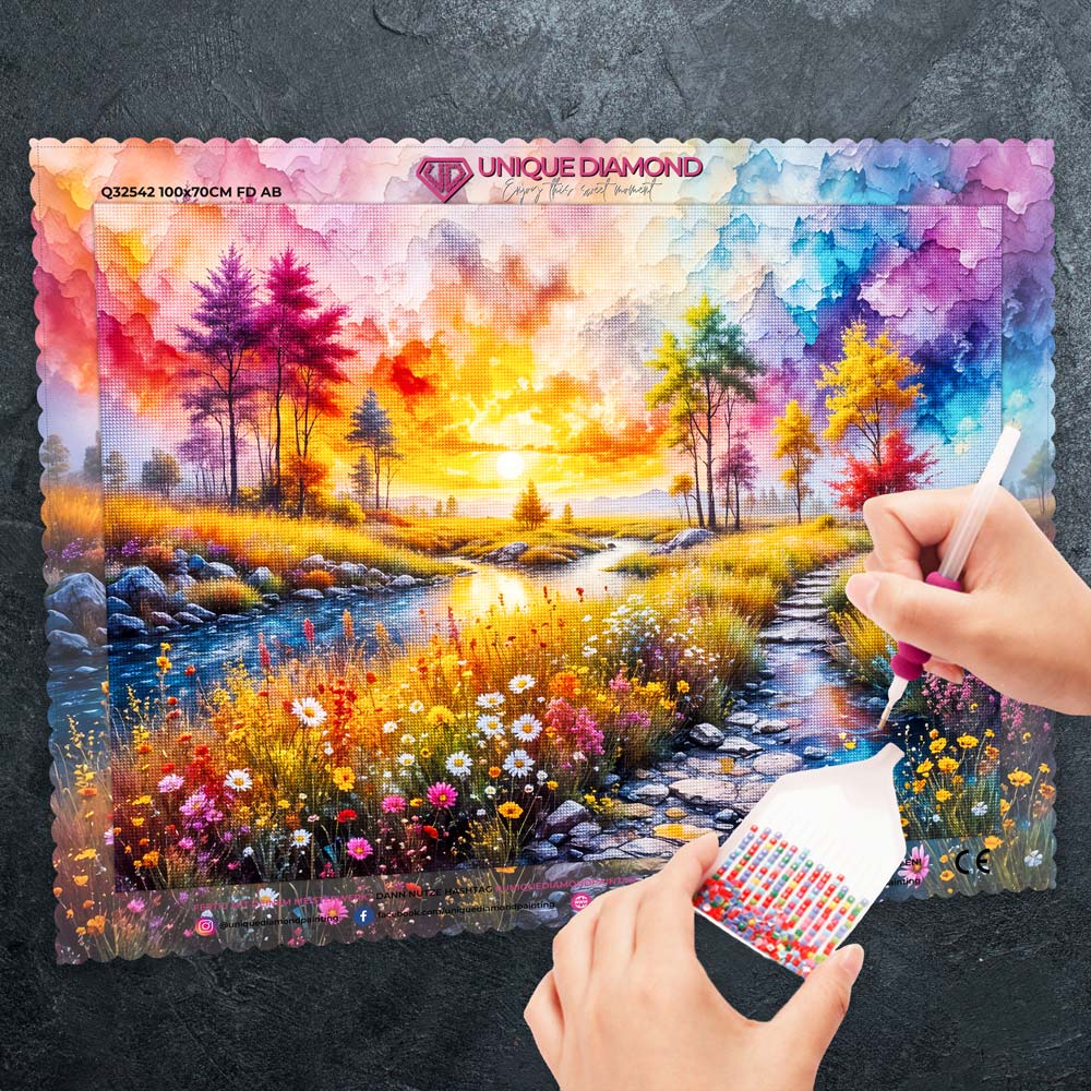 5D Diamond Painting – Farben des Himmels