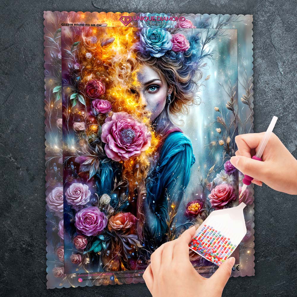5D Diamond Painting – Flame of Grace Unique-Diamond