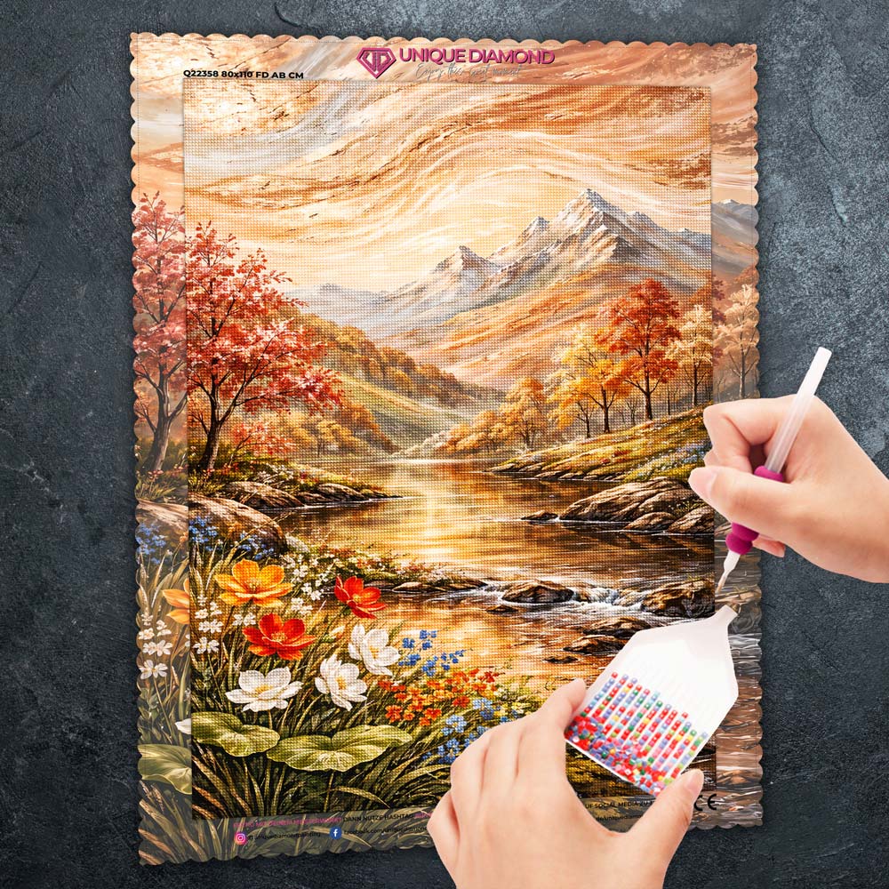 5D Diamond Painting – Flameborn Silence Unique-Diamond