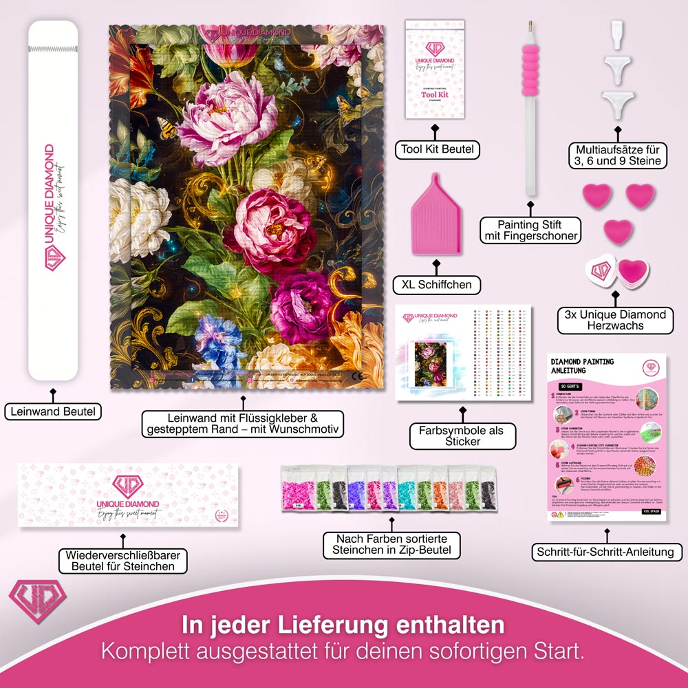 5D Diamond Painting – Floranza Unique-Diamond