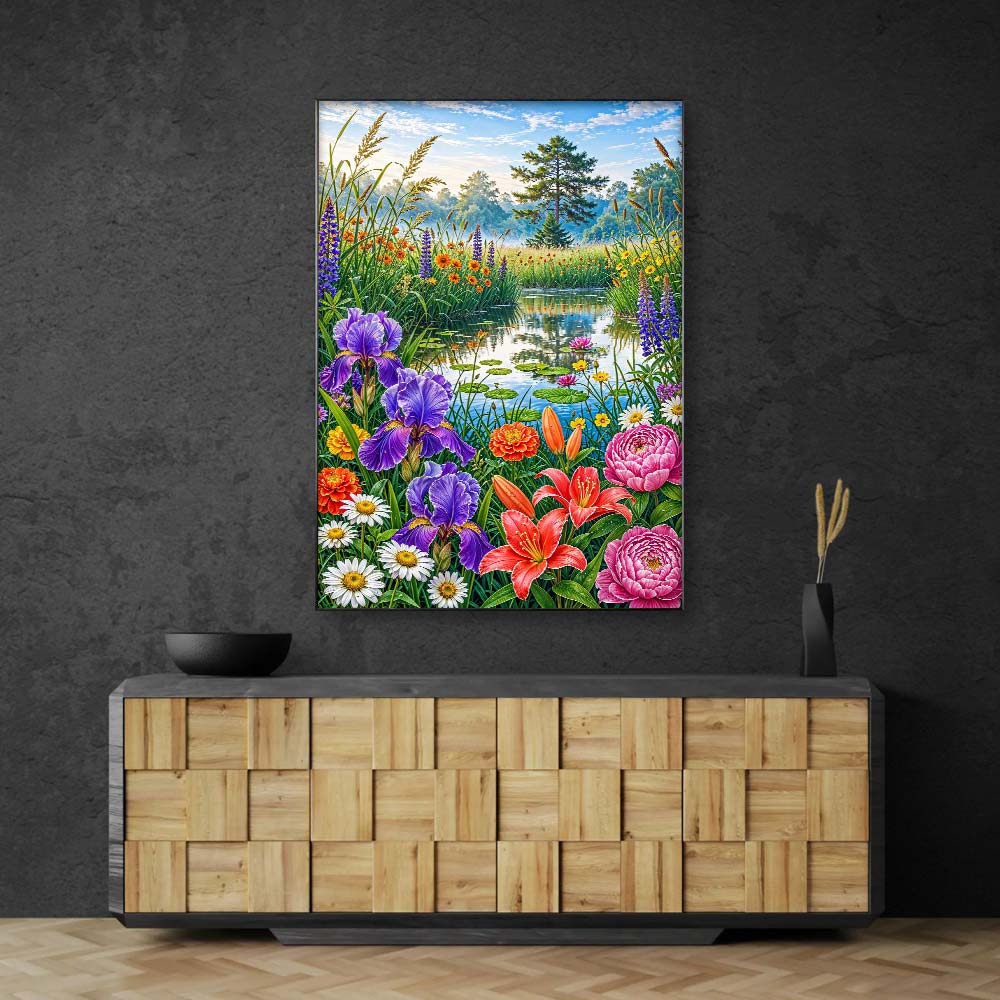 5D Diamond Painting – Garten der Liora, Unique-Diamond