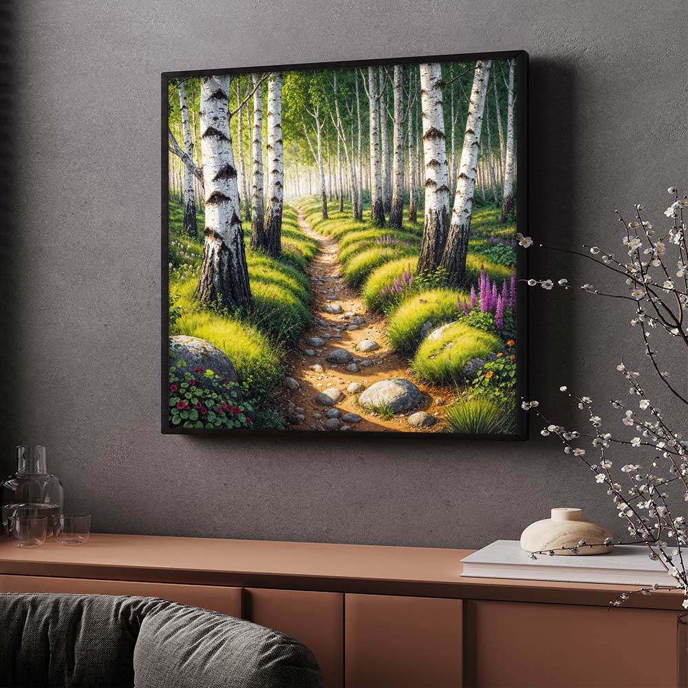 5D Diamond Painting – Pfad des sanften Lichts, Unique-Diamond