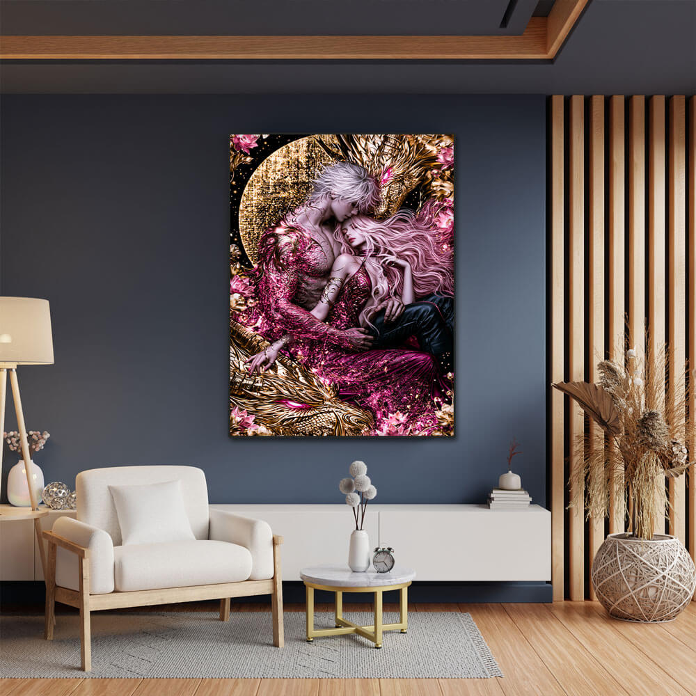 5D Diamond Painting – Im Bann der Drachenliebe