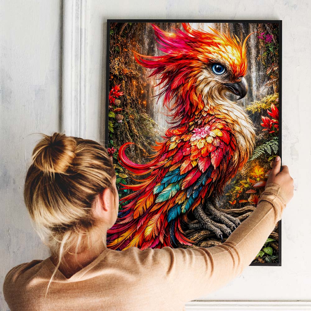 5D Diamond Painting – Kaelion Hüter des Flammenwaldes