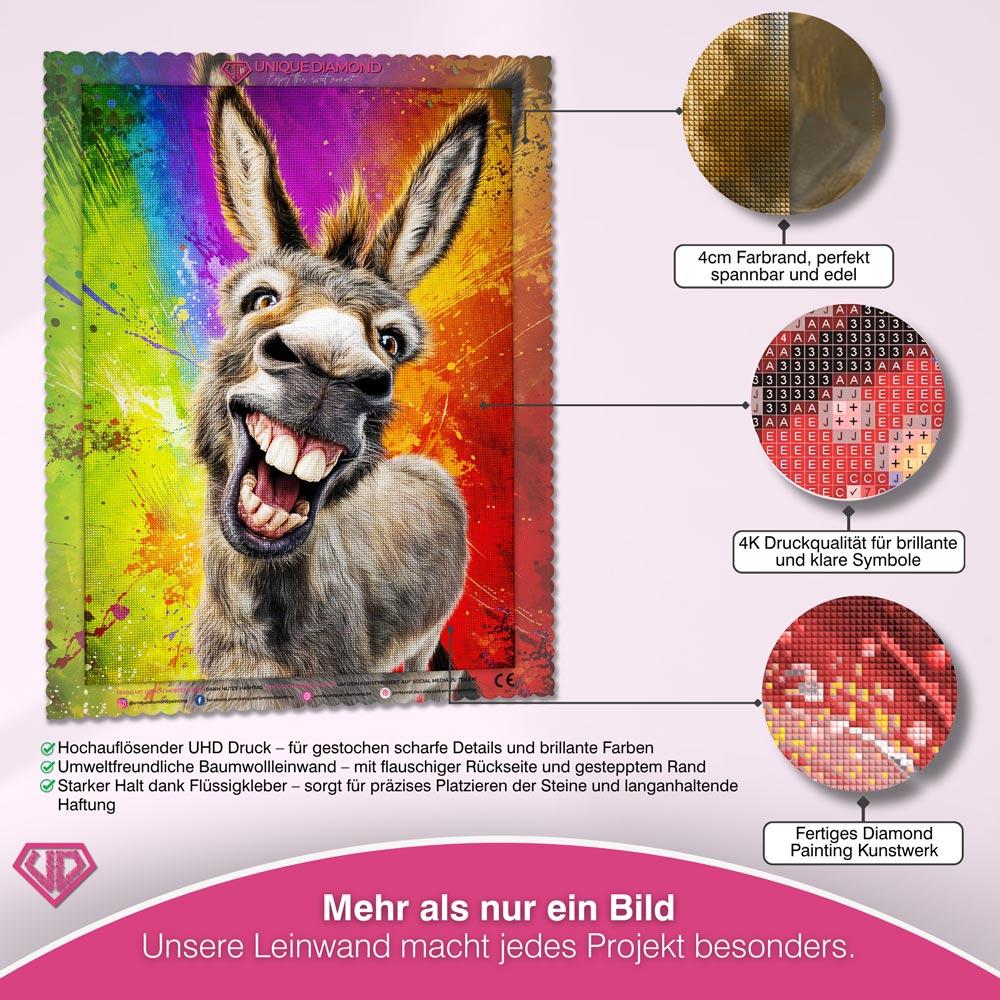 5D Diamond Painting – Lachflash mit Larry Unique-Diamond