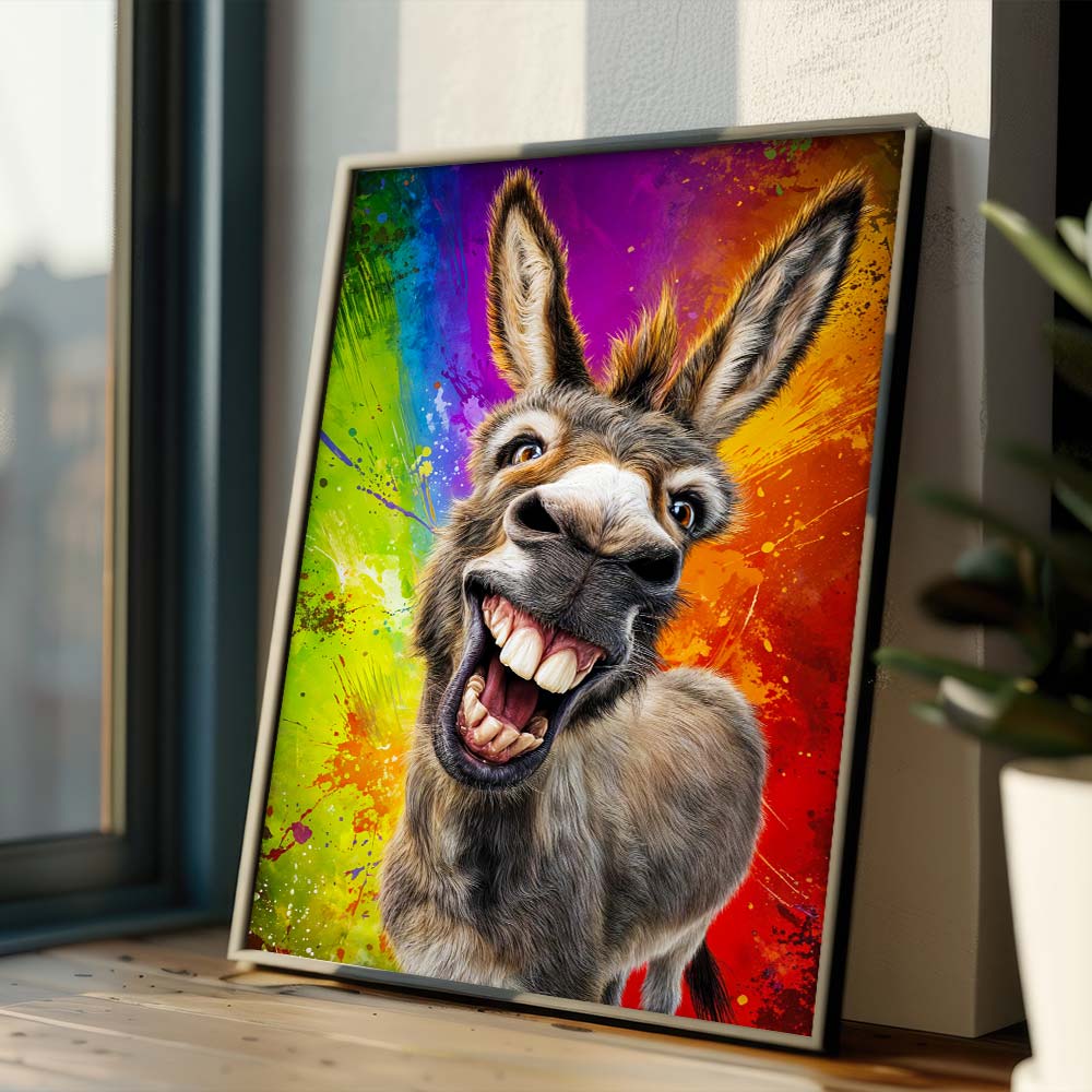 5D Diamond Painting – Lachflash mit Larry, Unique-Diamond