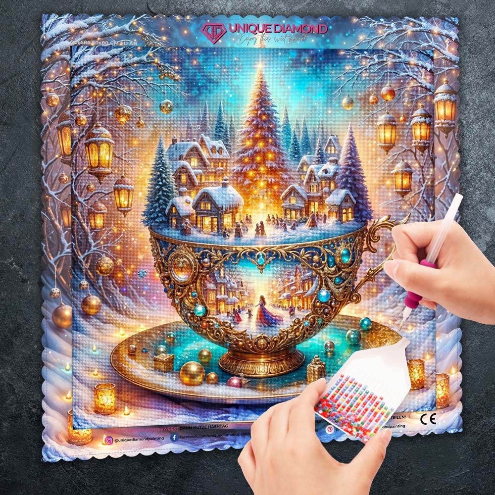 5D Diamond Painting – Lumina’s Winterträumerei, Unique-Diamond