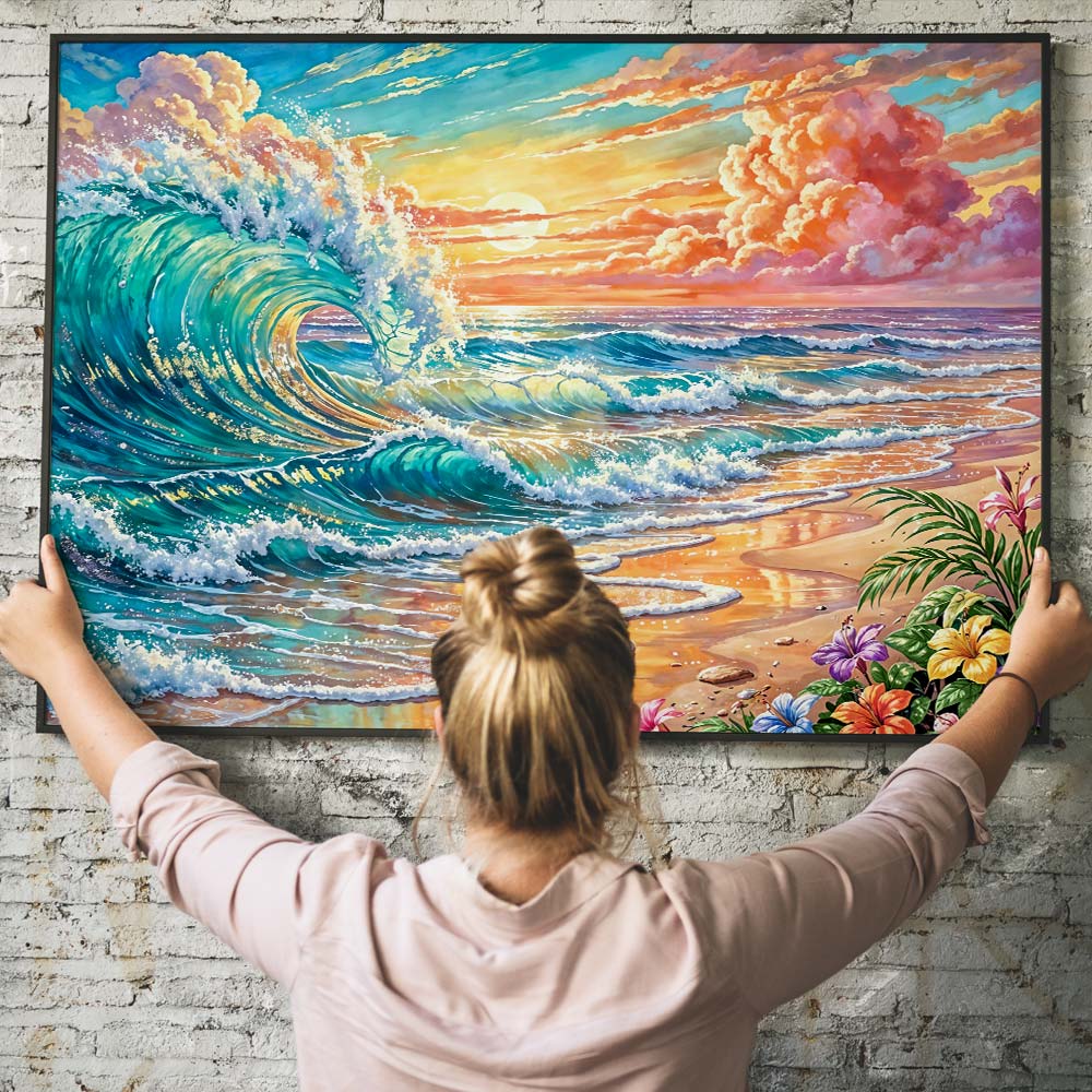 5D Diamond Painting – Magie der Welle