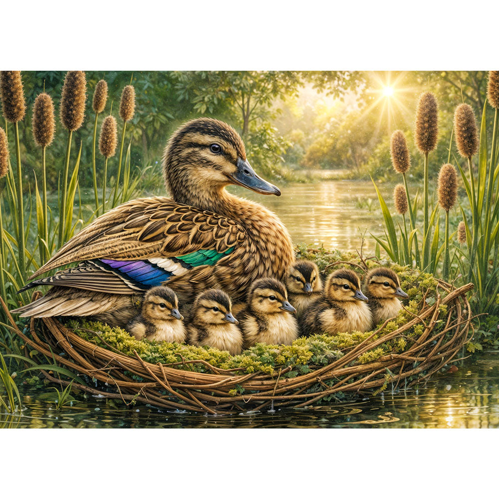 5D Diamond Painting – Nestled in Love Unique-Diamond