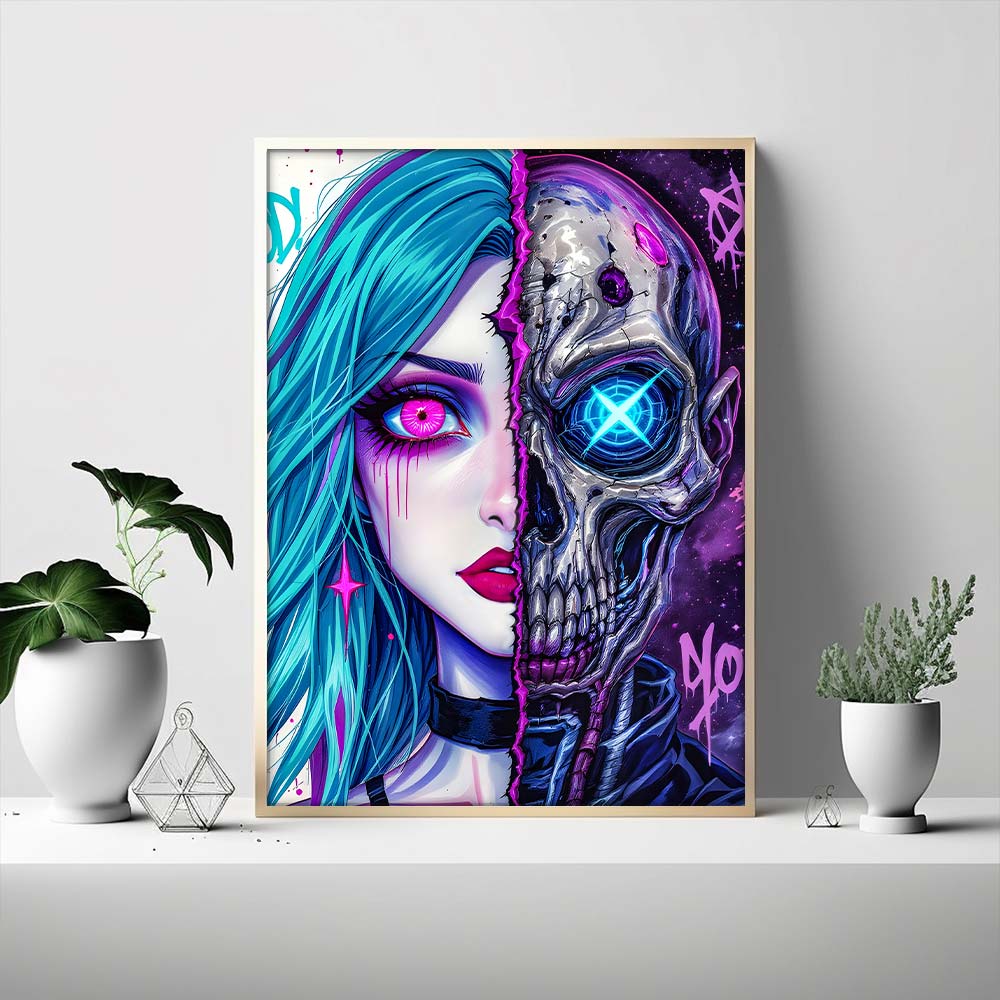 5D Diamond Painting – Nova & Nyx – Zwischen Leben und Leere, Unique-Diamond
