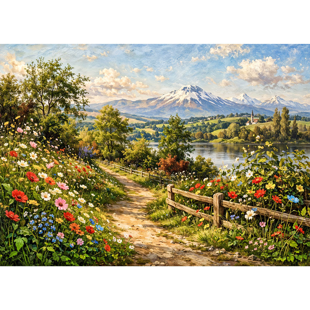 5D Diamond Painting – Path of Serenity Unique-Diamond