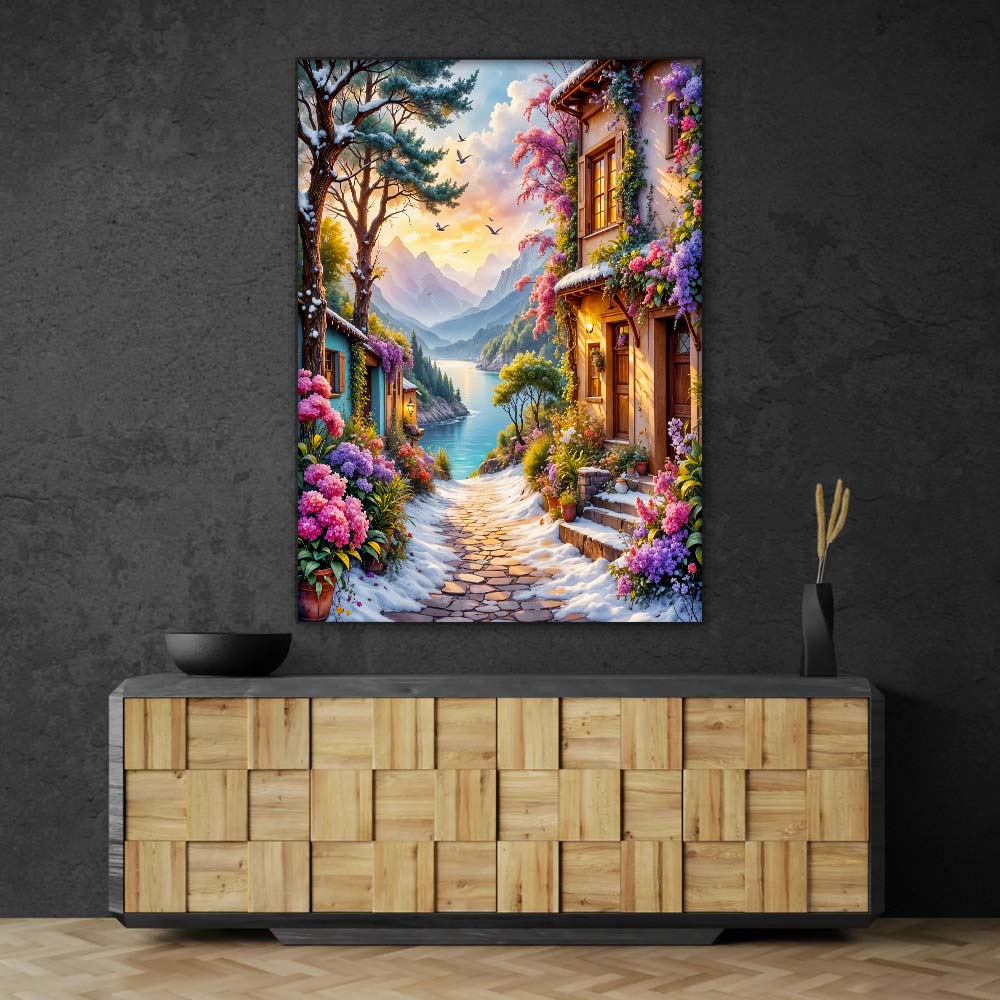 5D Diamond Painting – Pfad zum Licht Unique-Diamond