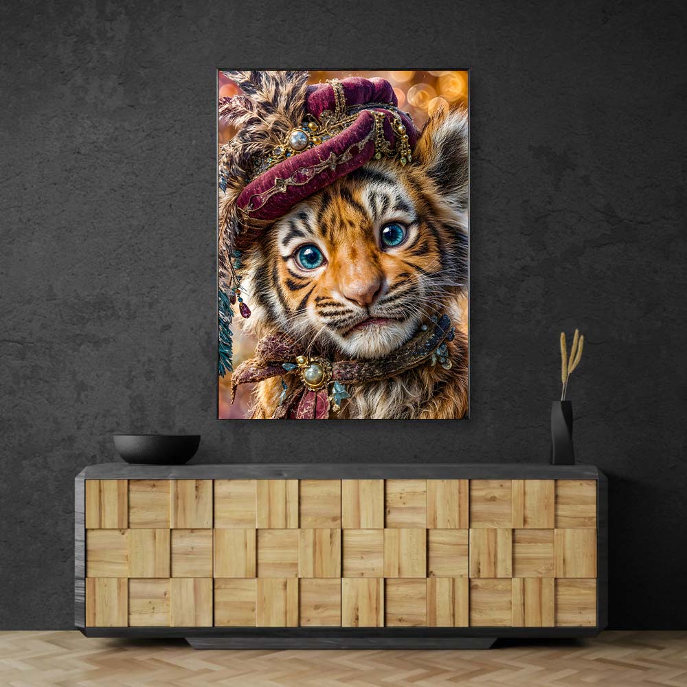5D Diamond Painting – Prinz Tigrino Unique-Diamond
