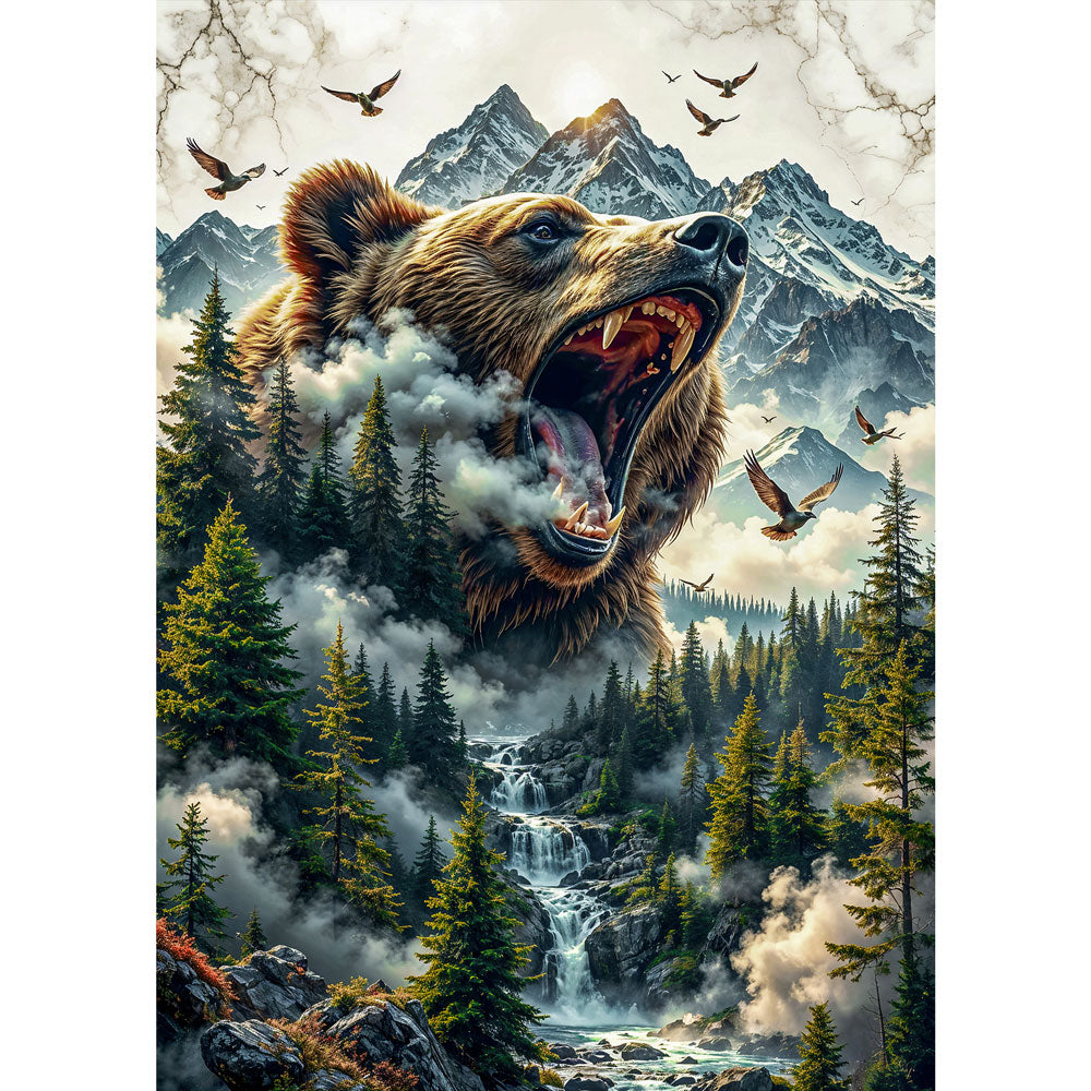 5D Diamond Painting – Ruf der Wildnis