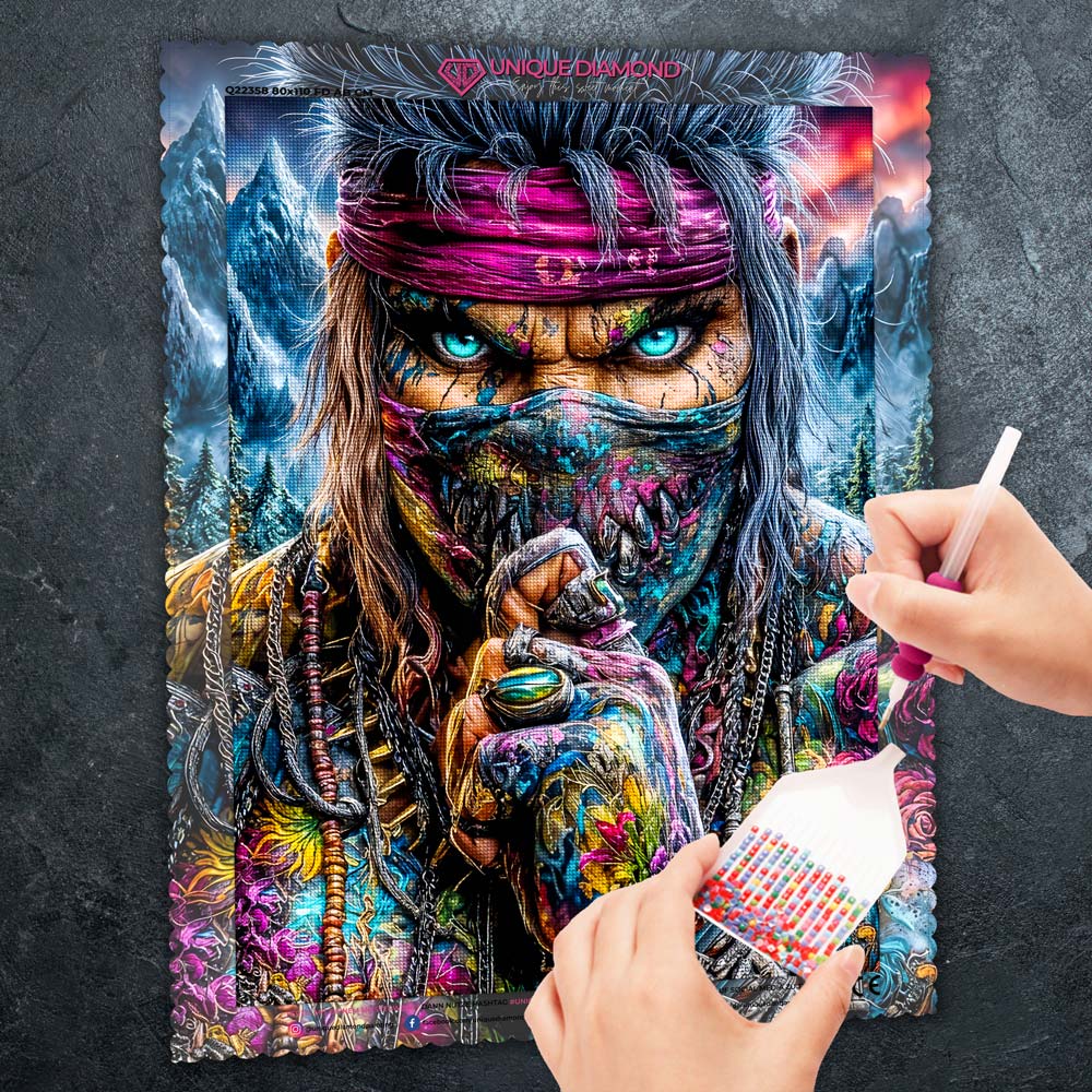 5D Diamond Painting – Savage Bloom Unique-Diamond