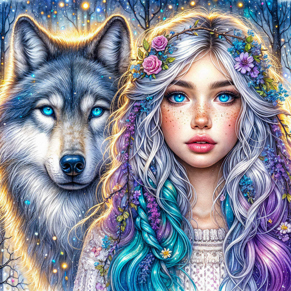 5D Diamond Painting – Seelenlicht des Nordens