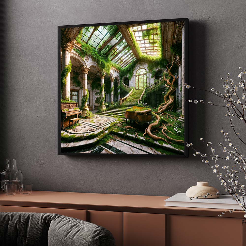 5D Diamond Painting – Seraphinas Vergessenes Refugium, Unique-Diamond