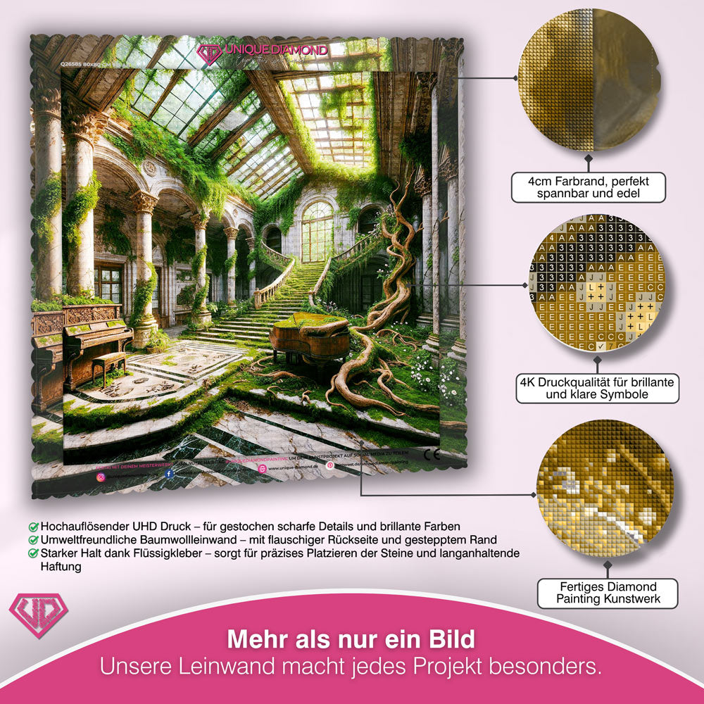 5D Diamond Painting – Seraphinas Vergessenes Refugium Unique-Diamond