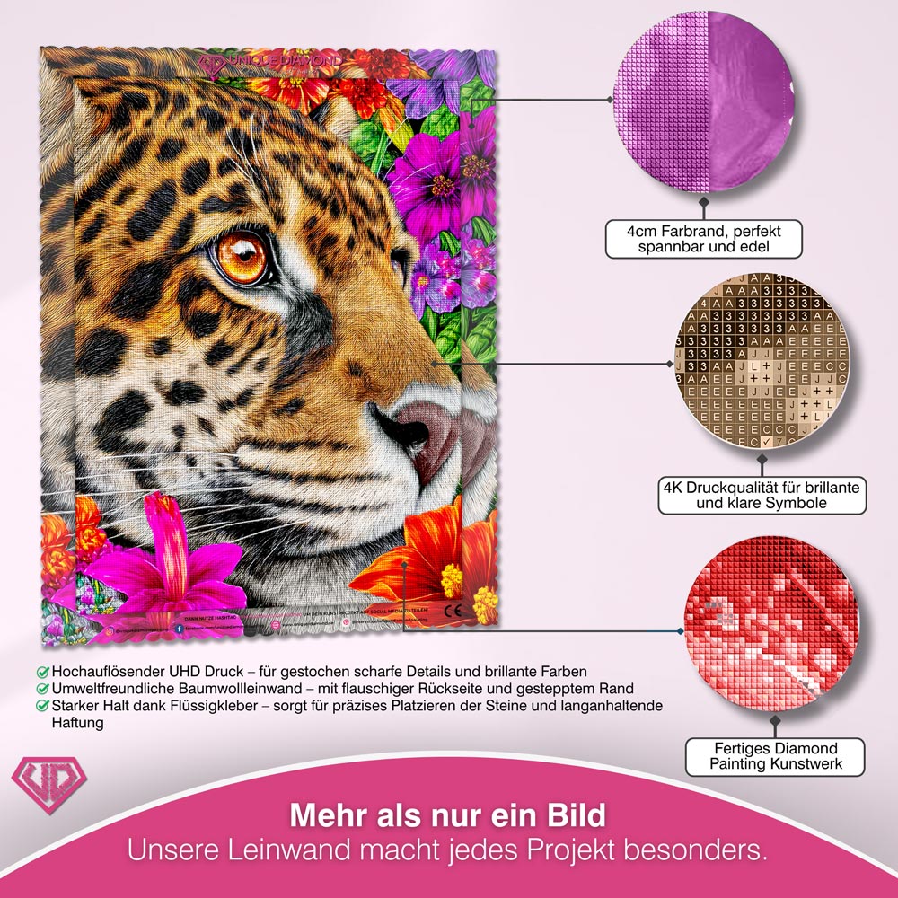 5D Diamond Painting – Solana - Wächterin des Dschungels Unique-Diamond
